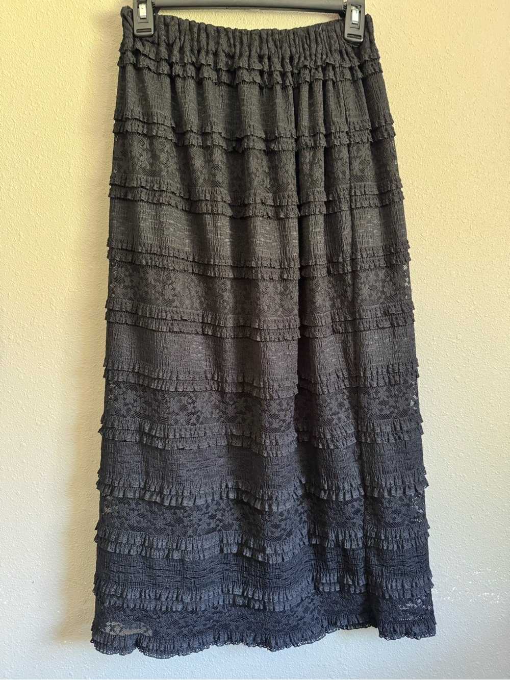 And now this Tiered Ruffle Maxi Skirt